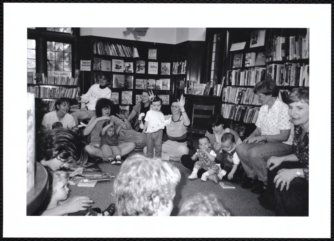 Newton Free Library, Newton, MA. Communications & Programs Office. Susan Raskin Abrams: story hour