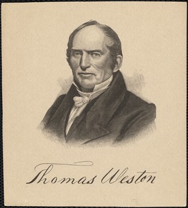 Etching of Thomas Weston