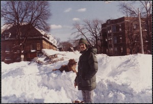 Blizzard of 1978. Beacon St., Newton Centre