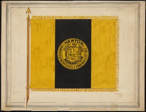 City of Newton flag adopted in 1955. Newton, MA