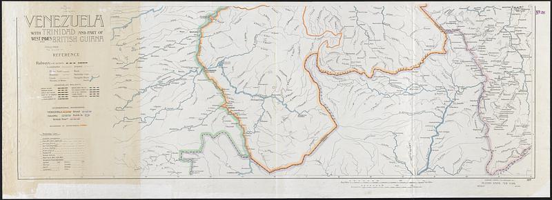 Venezuela with Trinidad and part of West Indies and British Guiana