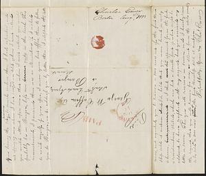 Charles Ewer to George Coffin, 11 August 1833