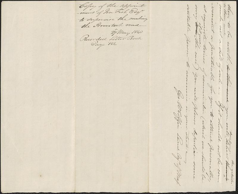 George Coffin to Ira Fish, 27 May 1840 - Digital Commonwealth