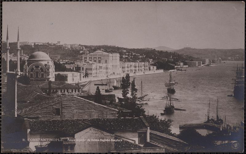 Constantinople. Palais Impérial de Dolma-Bagtché-Bosphore