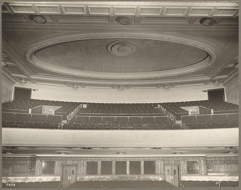 Boston, Repertory Theatre, interior, balcony