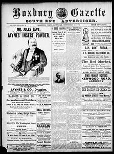 Roxbury Gazette and South End Advertiser, September 21, 1901