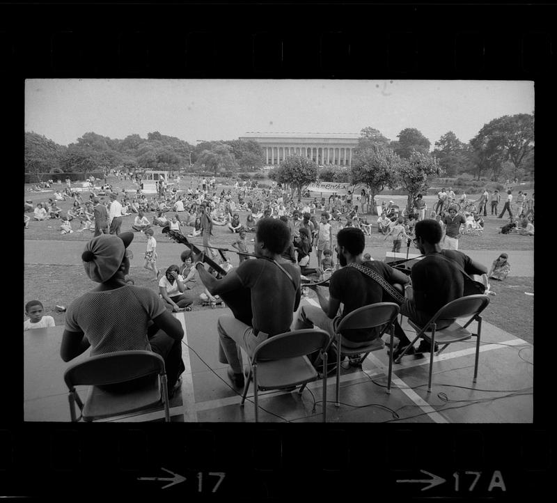 Fenway summer concert (note MFA), Boston Digital Commonwealth