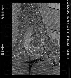 Ornamental detail at silversmith shop