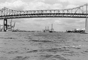 Under the Tobin Bridge