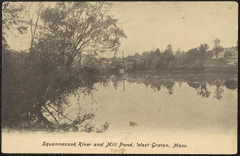 Squannacook River and Mill Pond, West Groton, MA