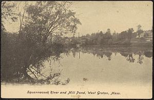 Squannacook River and Mill Pond, West Groton, MA