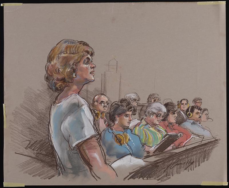 Courtroom scene