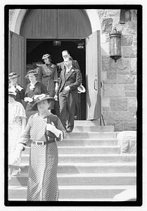 Wedding, daughter of Mrs. Richard Howard taken at Presentation Church Oak Sq. Brighton