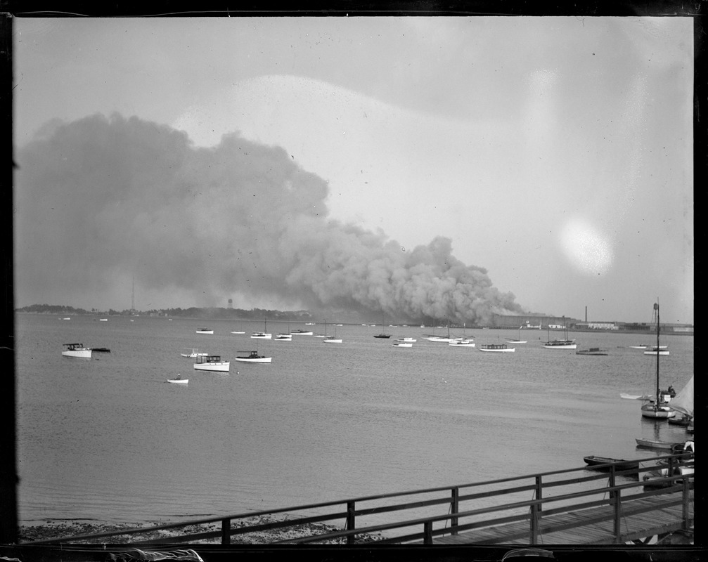 Victory Plant fire from Savin Hill Yacht Club. 1,500,000 loss