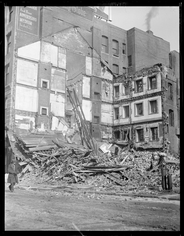 Fall River Globe building - where the big fire was stopped
