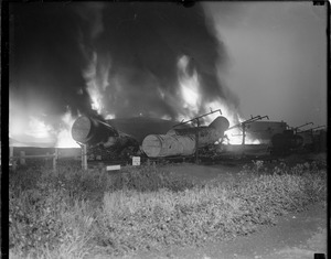 Tiverton Oil fire, R.I.