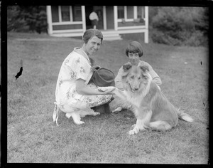 R-R: Lill, Tootsie, and Smut, New London, N.H.