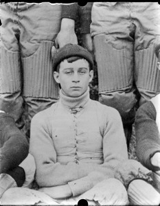 Leslie R. Jones, while on football team at the Farm and Trade School