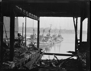 Uncle Sam's first submarine chaser scrapped at Dorchester boat yard