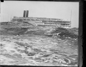 SS Commonwealth in distress off Point Judith severe storm