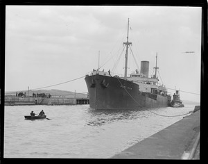 SS West Hika going into South Boston drydock