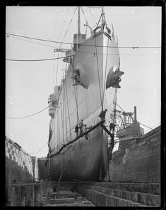 USS Trenton in South Boston drydock