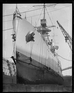 USS Trenton in South Boston drydock