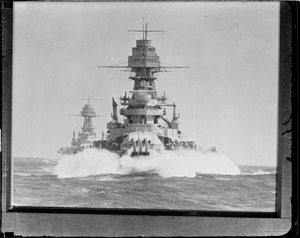 USS Arizona enroute from San Pedro to San Francisco