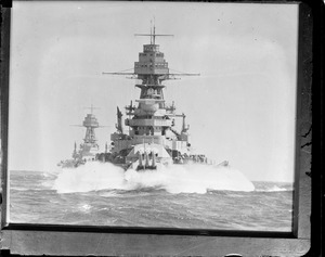 USS Arizona enroute from San Pedro to San Francisco