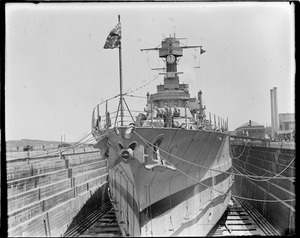 USS Tennessee docked in South Boston