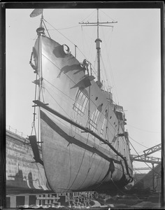 USS Childs - one of Uncle Sam's destroyers in Navy Yard drydock