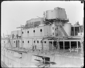 USS Delaware being scrapped