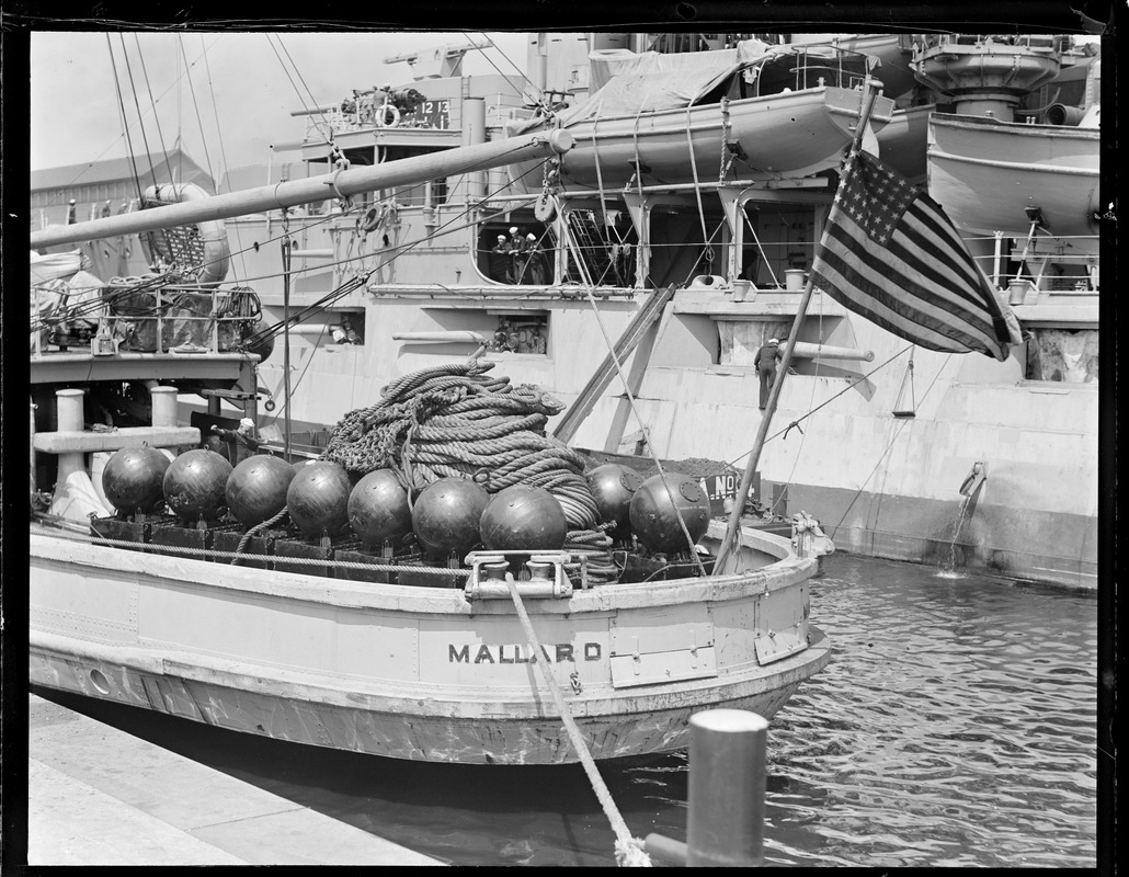 USS Mallard as mine layer actually was a mine sweeper