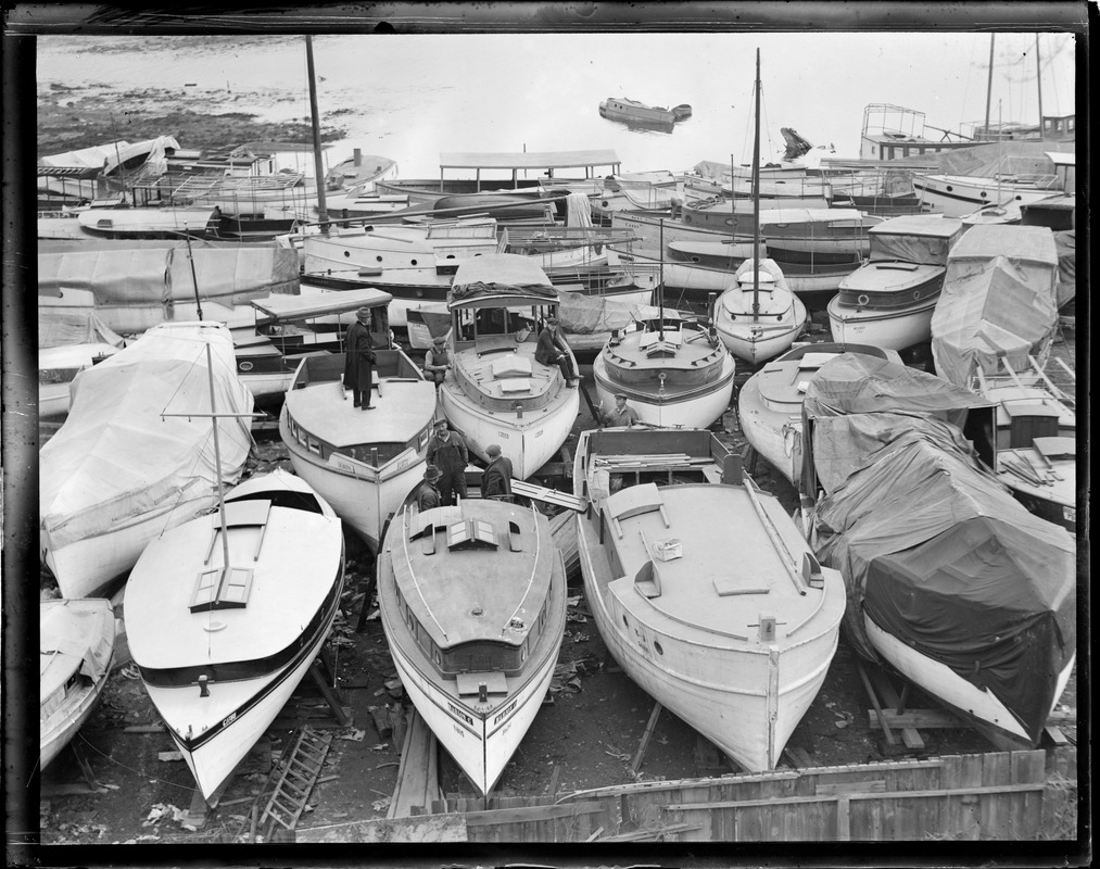 Boats in boatyard?