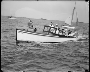 Squantum Yacht Club Speedboat