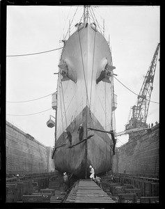 USS Cincinnati dry dock South Boston