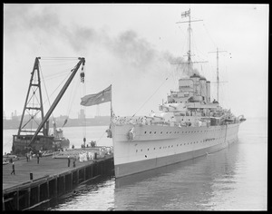Battleship Australia at Navy Yard