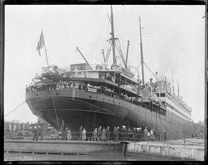 SS George Washington in dry dock