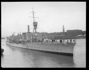 HMS Constance in Boston Harbor