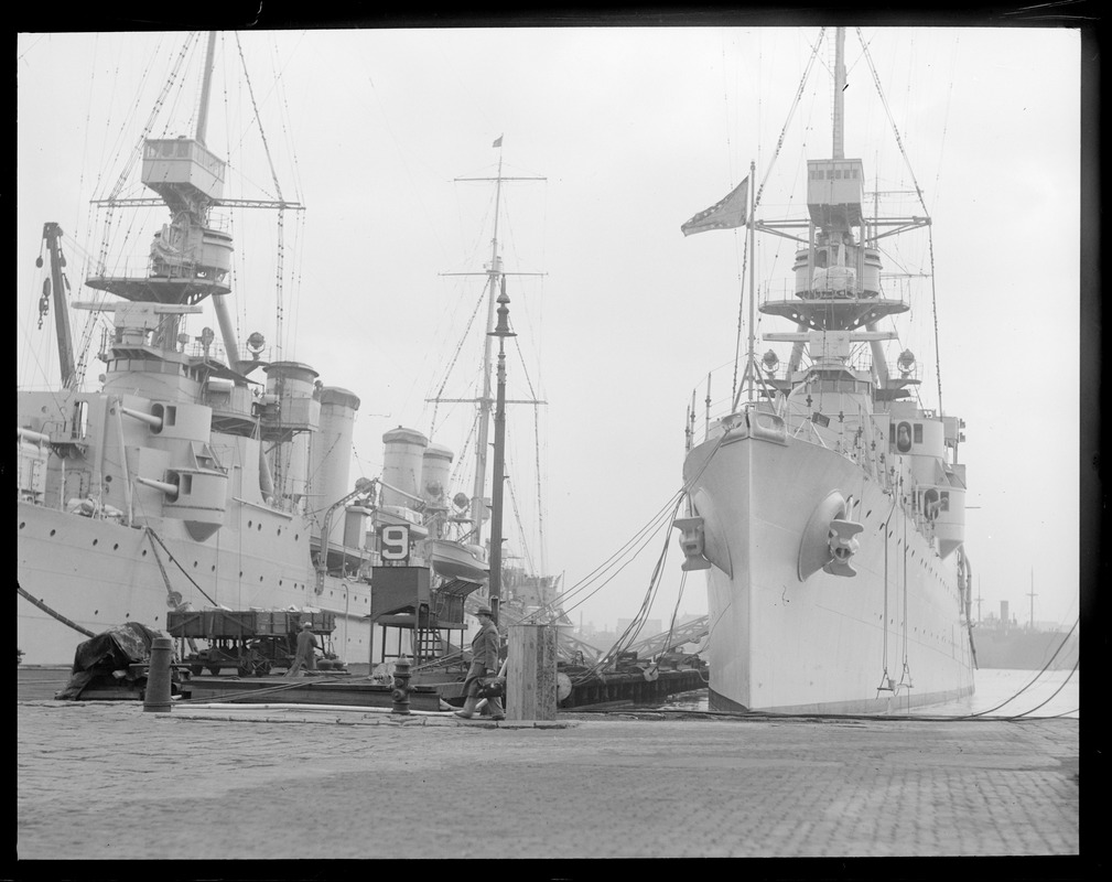 R-R: USS Detroit / USS Marblehead in Navy Yard