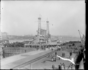USS Georgia off for Mexico - Charlestown Navy Yard