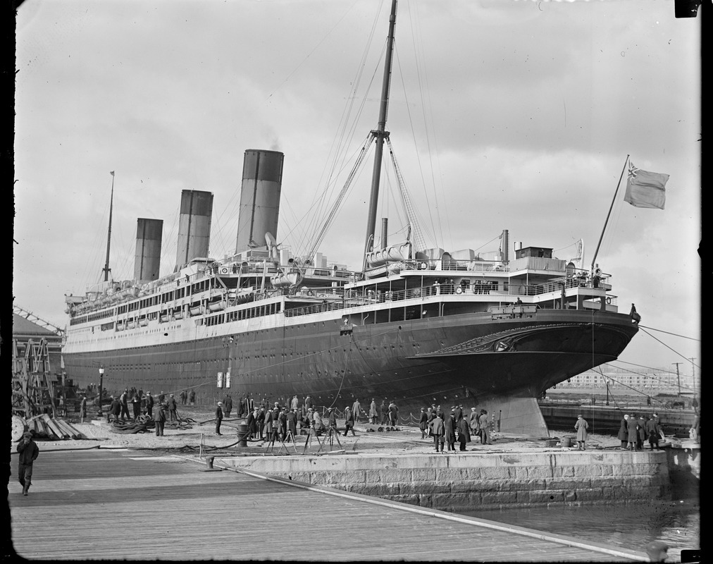 SS Majestic at S. Boston drydock