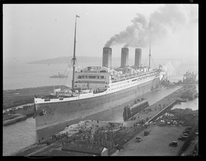 SS Majestic in South Boston drydock