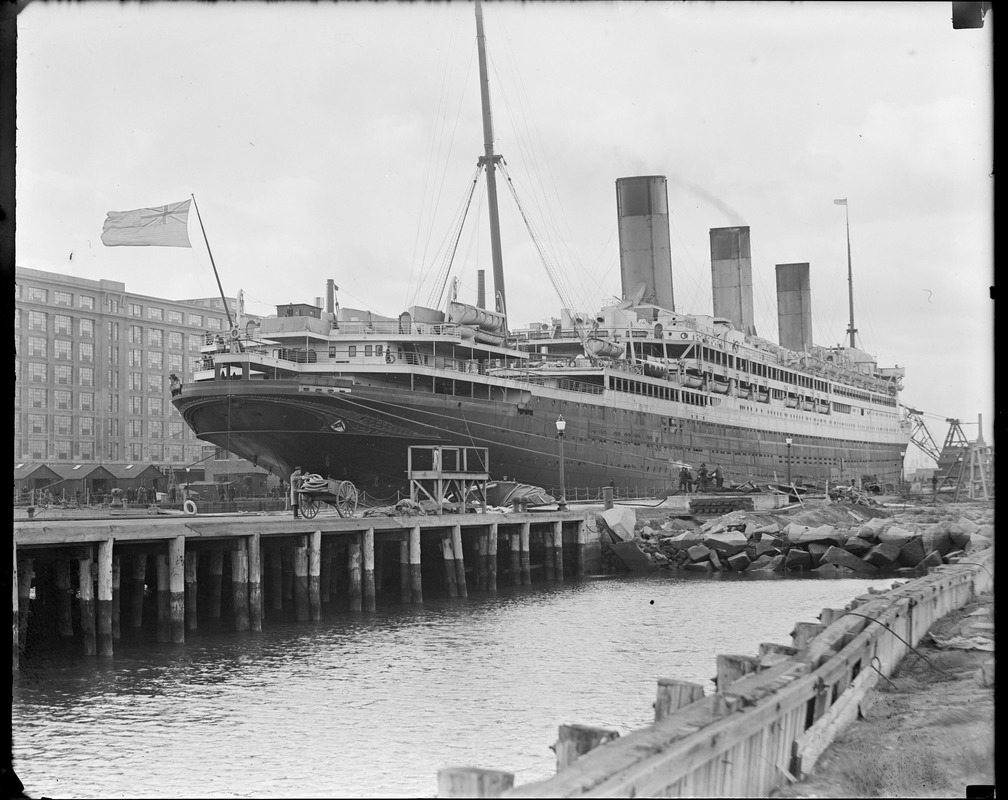 SS Majestic in South Boston drydock
