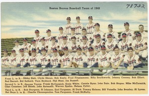 Boston Braves Baseball Team of 1948