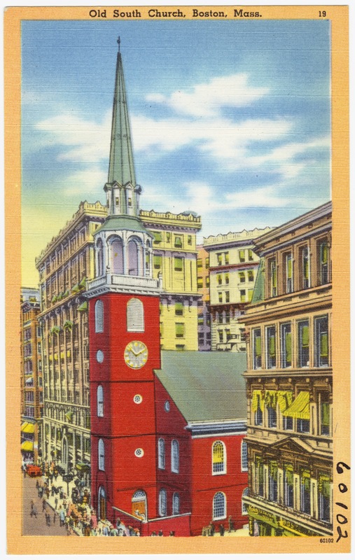 Old South Church, Boston, Mass.