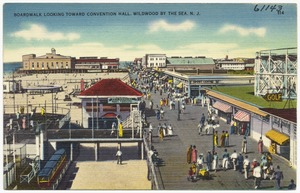 Boardwalk looking toward convention hall, Wildwood by the Sea, N. J.