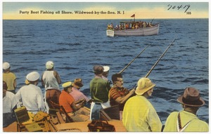 Party boat fishing off shore, Wildwood-by-the-Sea, N. J.