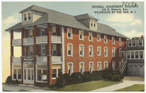 Brunell apartment building, 144 E. Roberts Ave., Wildwood by the Sea, N. J.