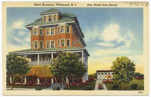 Hotel Keystone, Wildwood, N. J., one block from beach